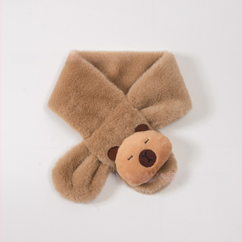 Vaikų šalikėlis – animacinio rašto, stačiakampis, megztas, žiemai šildo