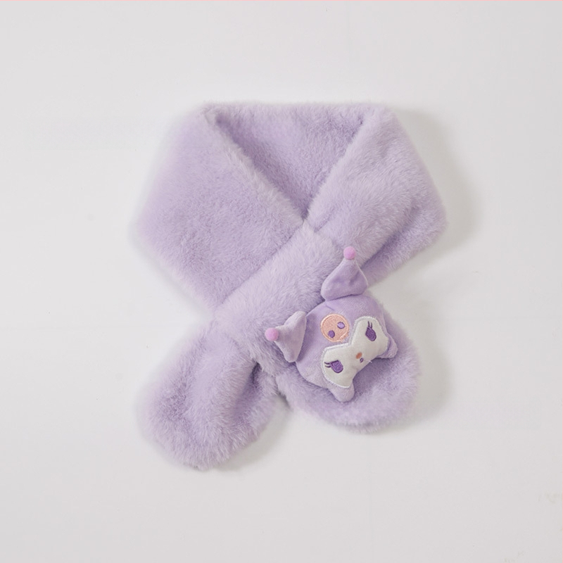 Vaikų šalikėlis – animacinio rašto, stačiakampis, megztas, žiemai šildo