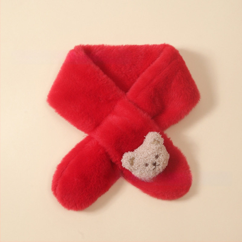 Vaikų šalikėlis – animacinio rašto, stačiakampis, megztas, žiemai šildo