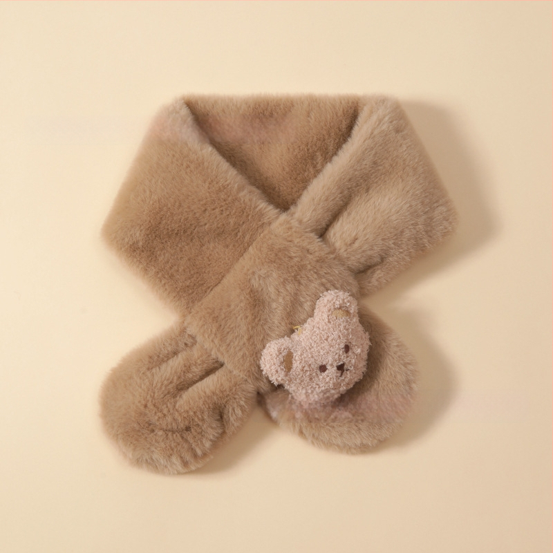 Vaikų šalikėlis – animacinio rašto, stačiakampis, megztas, žiemai šildo