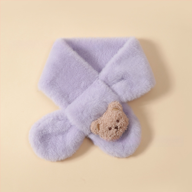 Vaikų šalikėlis – animacinio rašto, stačiakampis, megztas, žiemai šildo