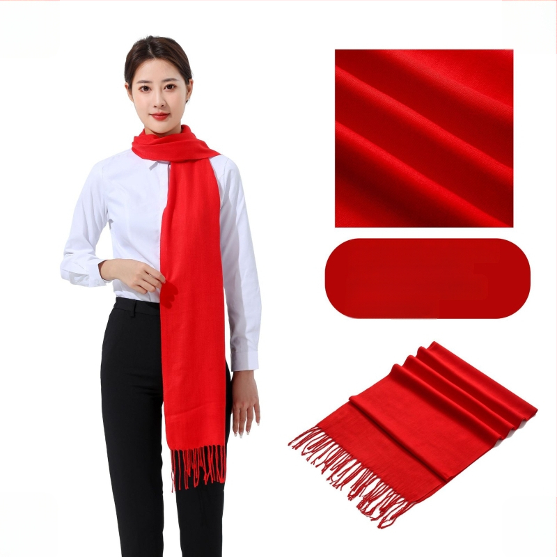 Korporativni šal - smjesa akrila/sintetičke vune, twill tkanina, tkano, zadržava toplinu, jednobojni uzorak