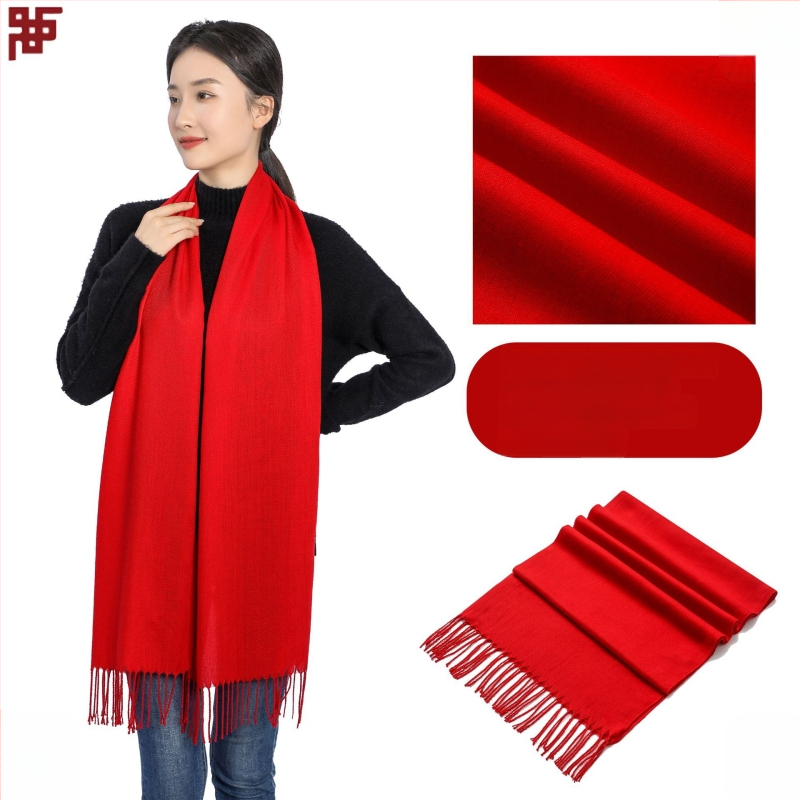 Korporativni šal - smjesa akrila/sintetičke vune, twill tkanina, tkano, zadržava toplinu, jednobojni uzorak