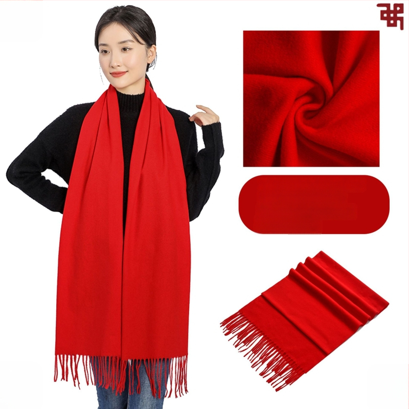 Korporativni šal - smjesa akrila/sintetičke vune, twill tkanina, tkano, zadržava toplinu, jednobojni uzorak