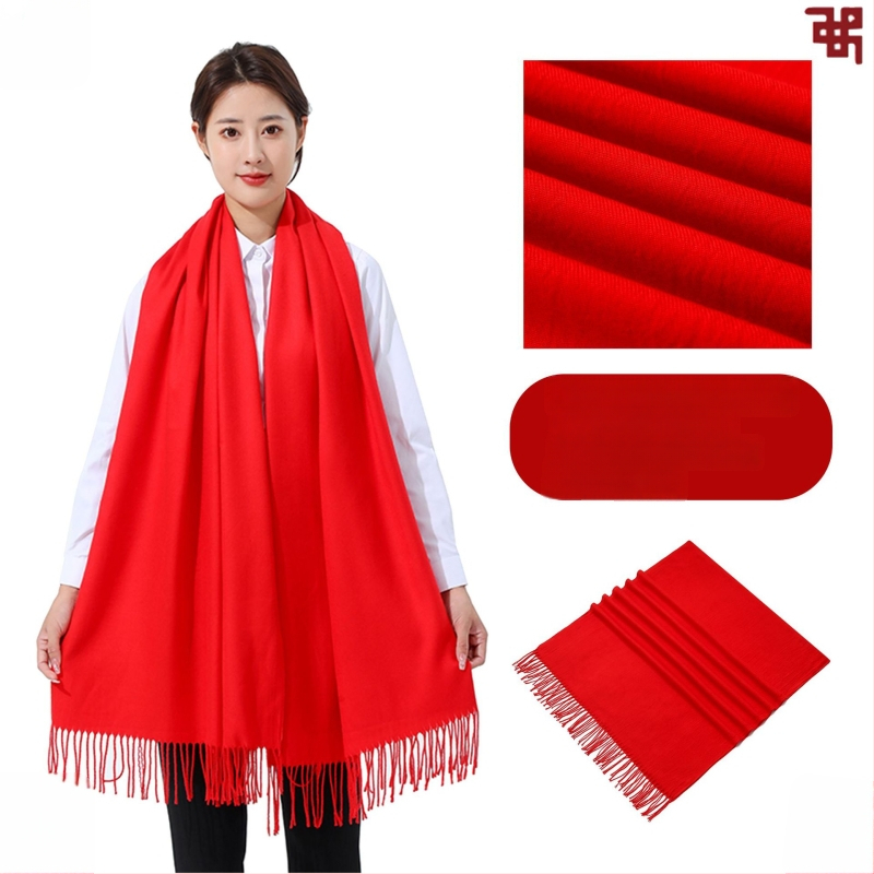 Korporativni šal - smjesa akrila/sintetičke vune, twill tkanina, tkano, zadržava toplinu, jednobojni uzorak