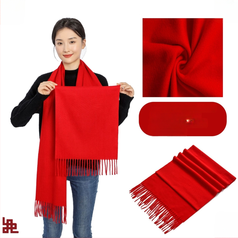 Korporativni šal - smjesa akrila/sintetičke vune, twill tkanina, tkano, zadržava toplinu, jednobojni uzorak