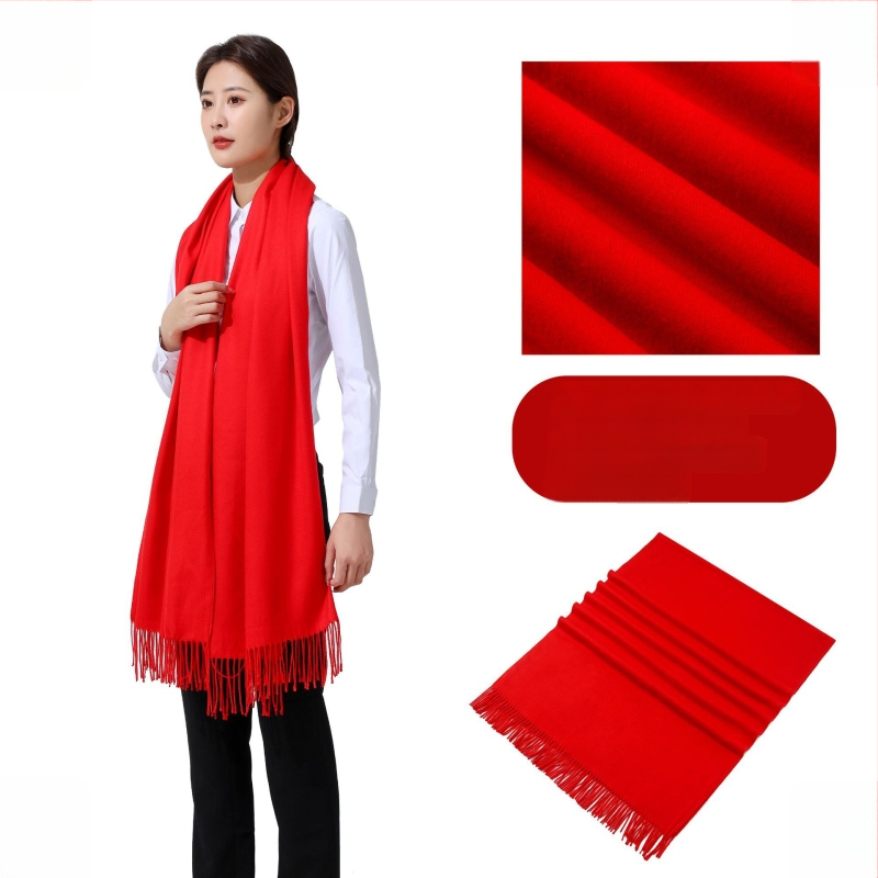 Korporativni šal - smjesa akrila/sintetičke vune, twill tkanina, tkano, zadržava toplinu, jednobojni uzorak