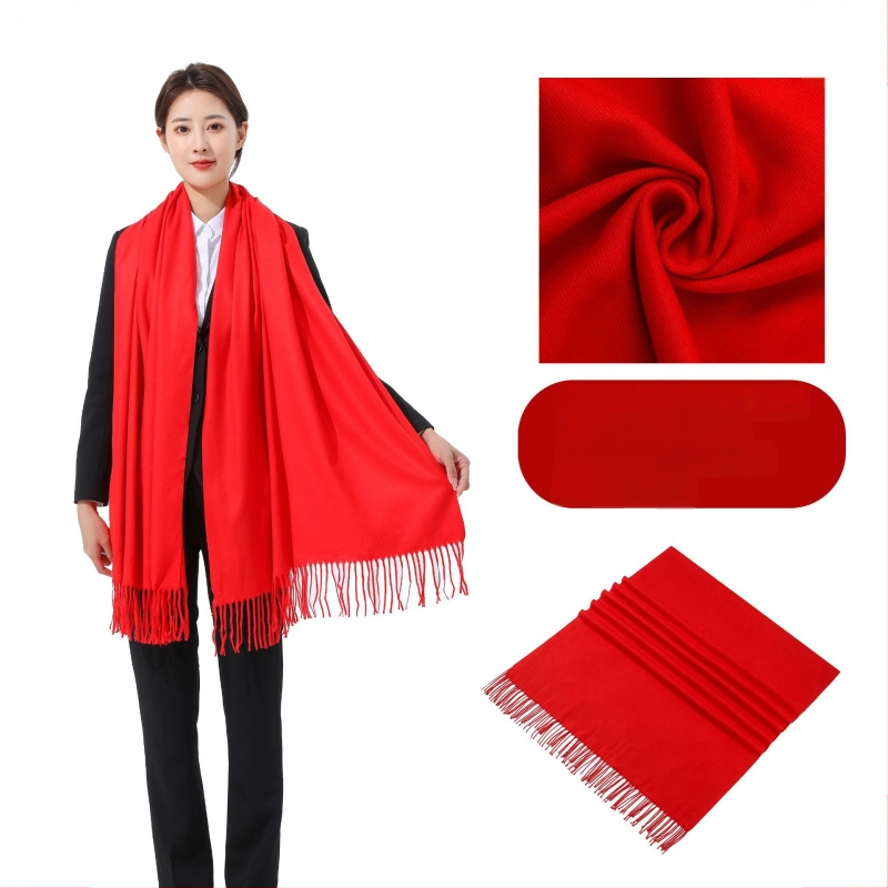 Korporativni šal - smjesa akrila/sintetičke vune, twill tkanina, tkano, zadržava toplinu, jednobojni uzorak