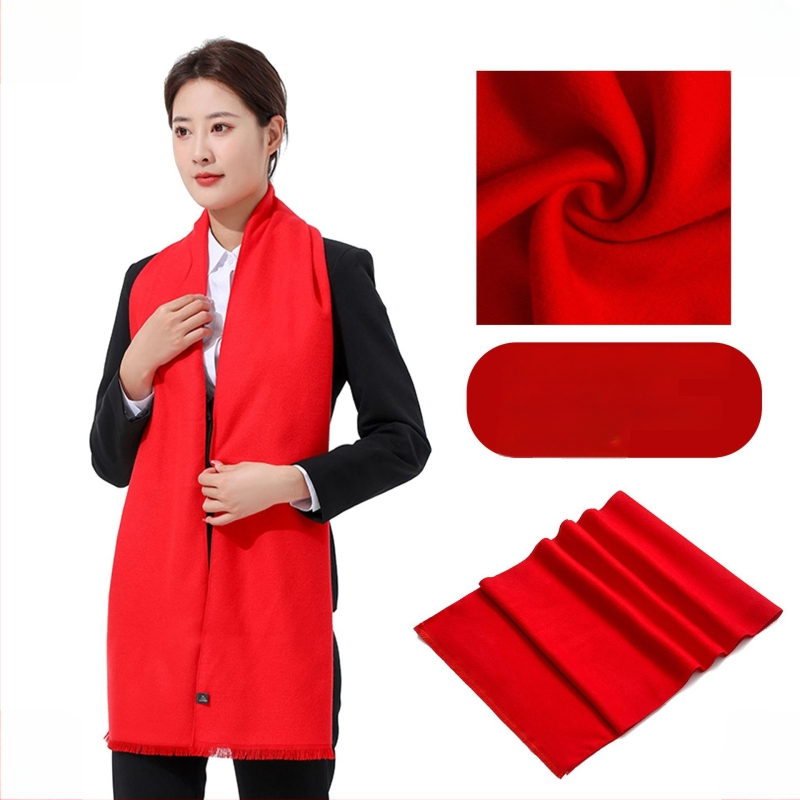 Korporativni šal - smjesa akrila/sintetičke vune, twill tkanina, tkano, zadržava toplinu, jednobojni uzorak