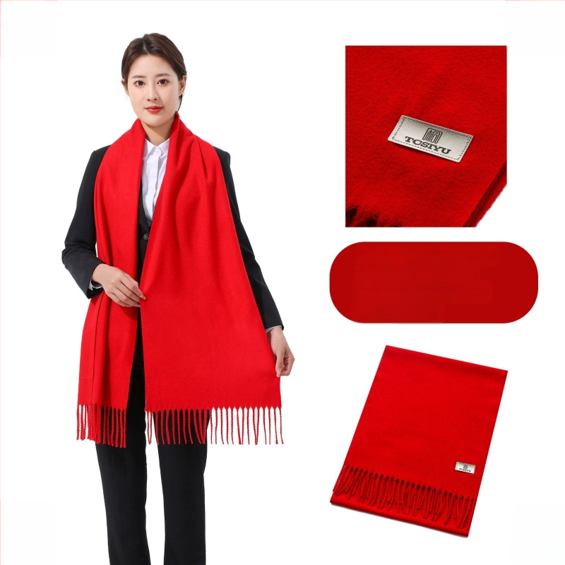 Korporativni šal - smjesa akrila/sintetičke vune, twill tkanina, tkano, zadržava toplinu, jednobojni uzorak