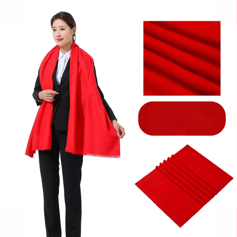 Korporativni šal - smjesa akrila/sintetičke vune, twill tkanina, tkano, zadržava toplinu, jednobojni uzorak