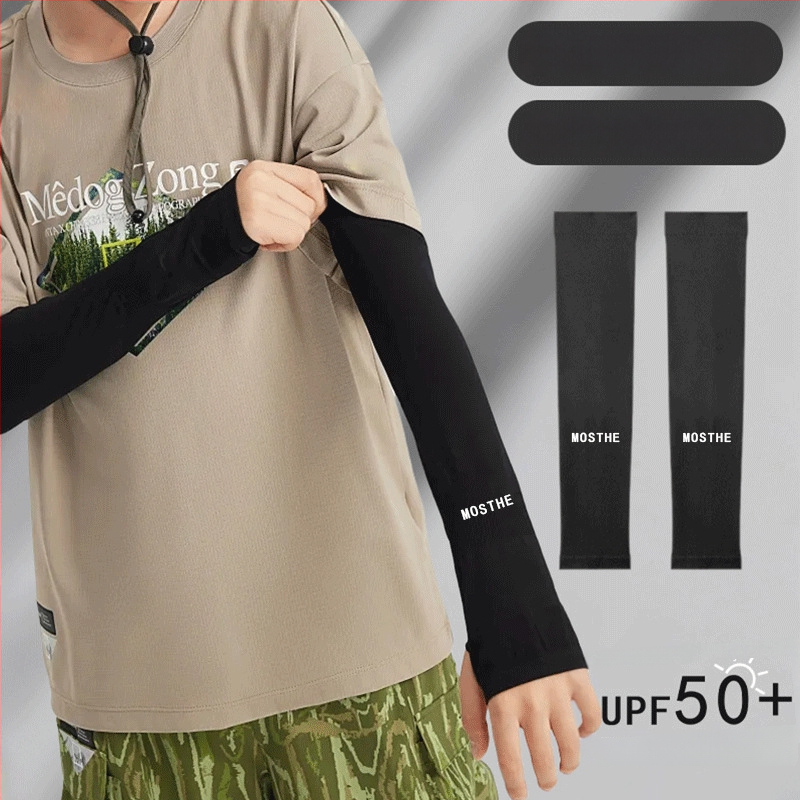 Vaikų saulės apsaugos rankovės iš poliesterio, UV apsauga, 2021 m. vasara, originalus dizainas