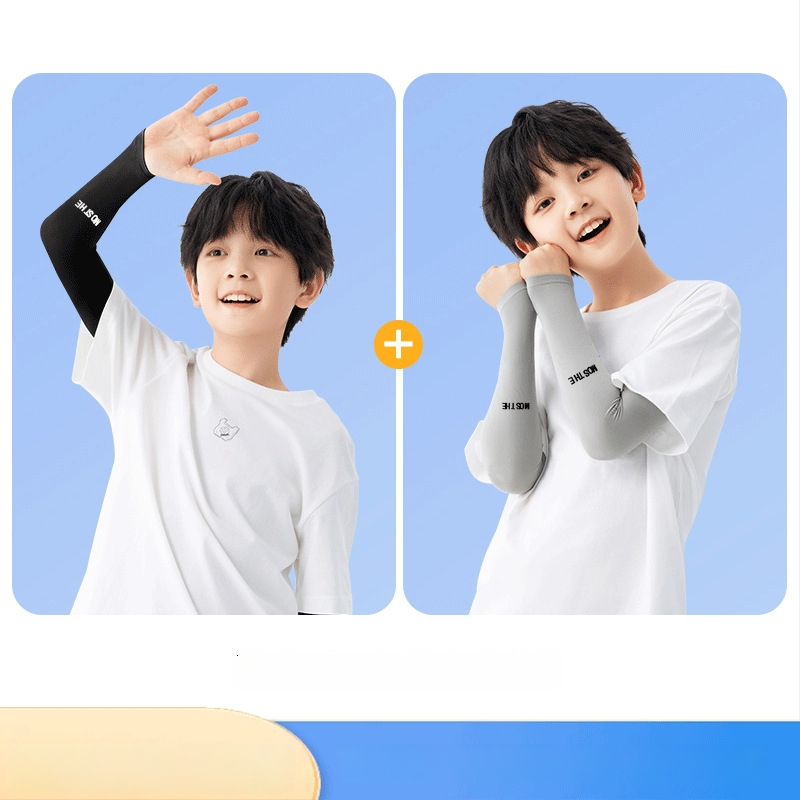 Vaikų saulės apsaugos rankovės iš poliesterio, UV apsauga, 2021 m. vasara, originalus dizainas