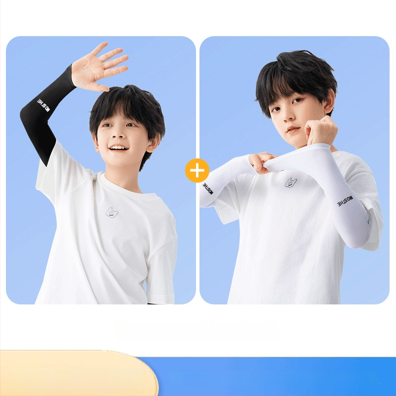 Vaikų saulės apsaugos rankovės iš poliesterio, UV apsauga, 2021 m. vasara, originalus dizainas