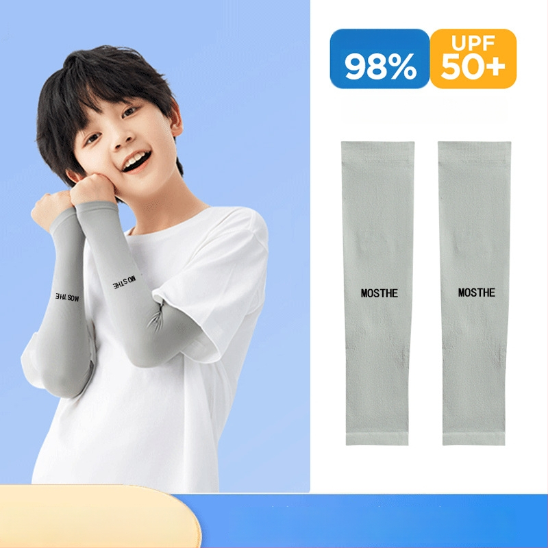 Vaikų saulės apsaugos rankovės iš poliesterio, UV apsauga, 2021 m. vasara, originalus dizainas
