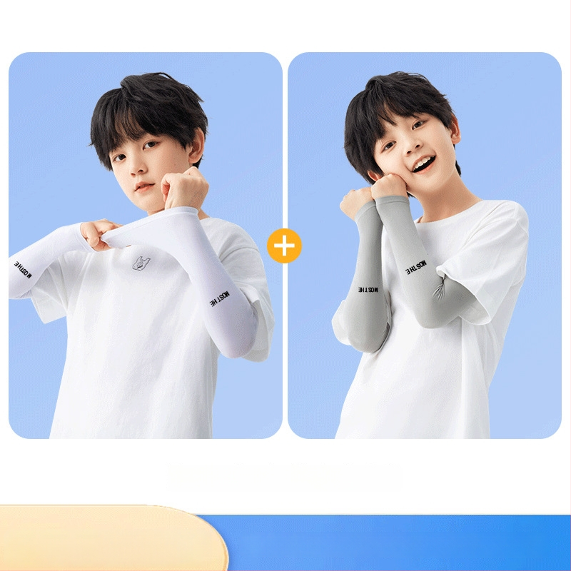 Vaikų saulės apsaugos rankovės iš poliesterio, UV apsauga, 2021 m. vasara, originalus dizainas