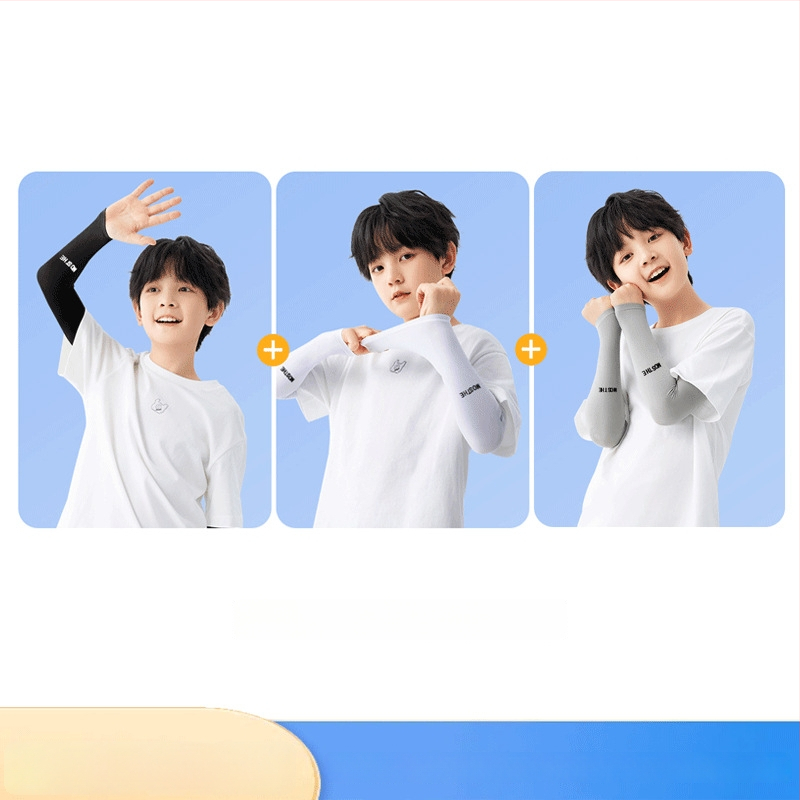 Vaikų saulės apsaugos rankovės iš poliesterio, UV apsauga, 2021 m. vasara, originalus dizainas