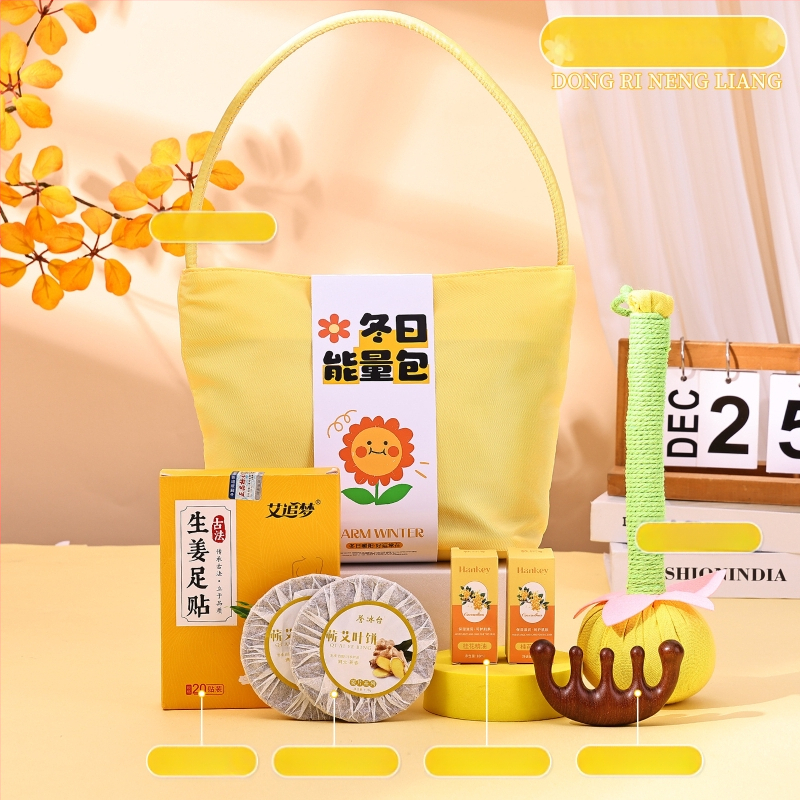 Üzleti ajándékcsomag - modern minimalist stílus, poliészter rost, ajándékdobozos csomagolás, alkalmazottak és ügyfelek számára