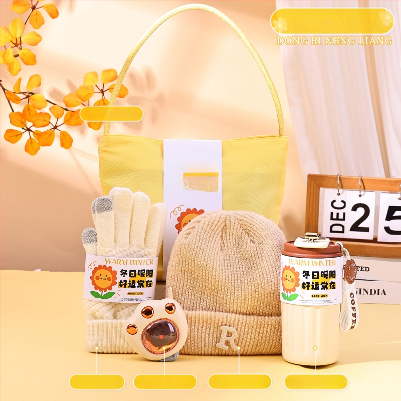 Üzleti ajándékcsomag - modern minimalist stílus, poliészter rost, ajándékdobozos csomagolás, alkalmazottak és ügyfelek számára