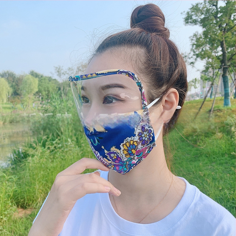 Viso veido saulės apsaugos veido kaukė, medvilnės medžiaga, pakabinamas ausims dizainas, pritaikomas spaudinimas, spausdintas logotipas, visos sezonos, unisex