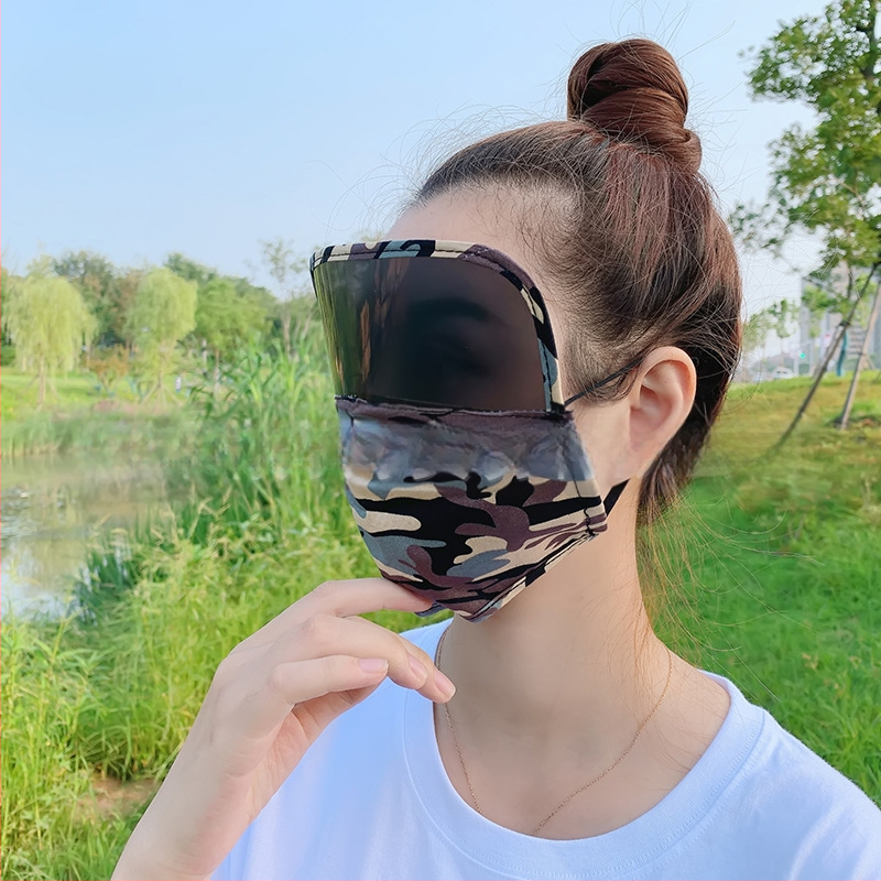 Viso veido saulės apsaugos veido kaukė, medvilnės medžiaga, pakabinamas ausims dizainas, pritaikomas spaudinimas, spausdintas logotipas, visos sezonos, unisex