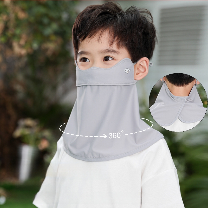Dječja UV zaštitna maska za lice i vrat, prozračna, ultra lagana, potpuno prekrivanje lica, otporna na vjetar