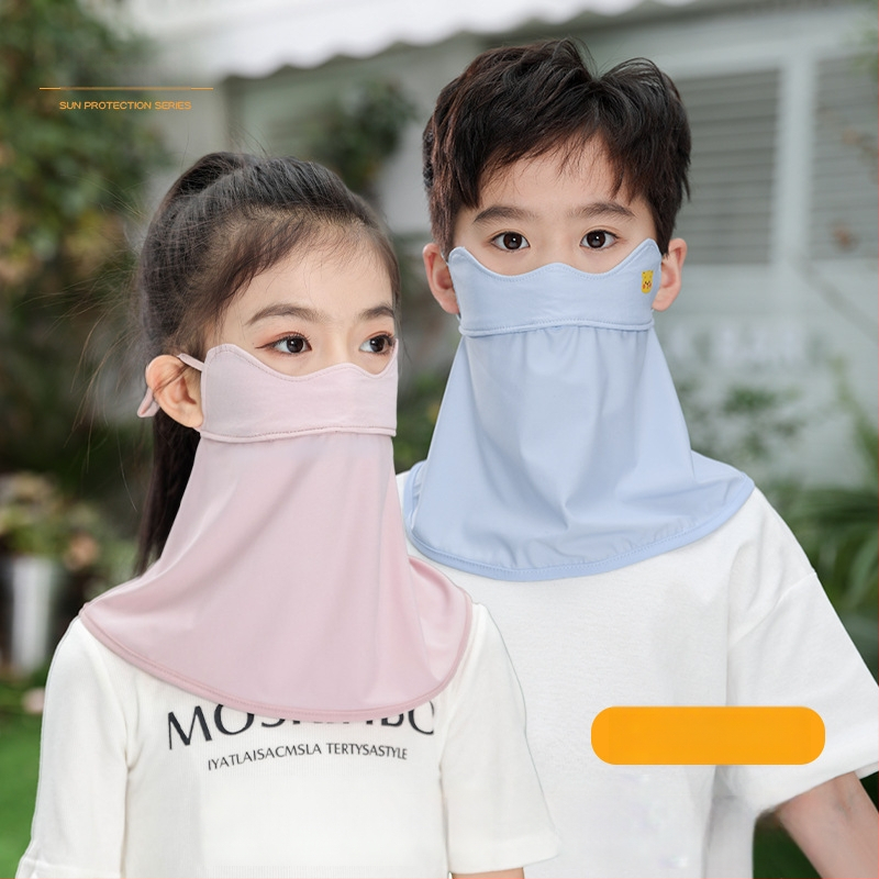 Dječja UV zaštitna maska za lice i vrat, prozračna, ultra lagana, potpuno prekrivanje lica, otporna na vjetar