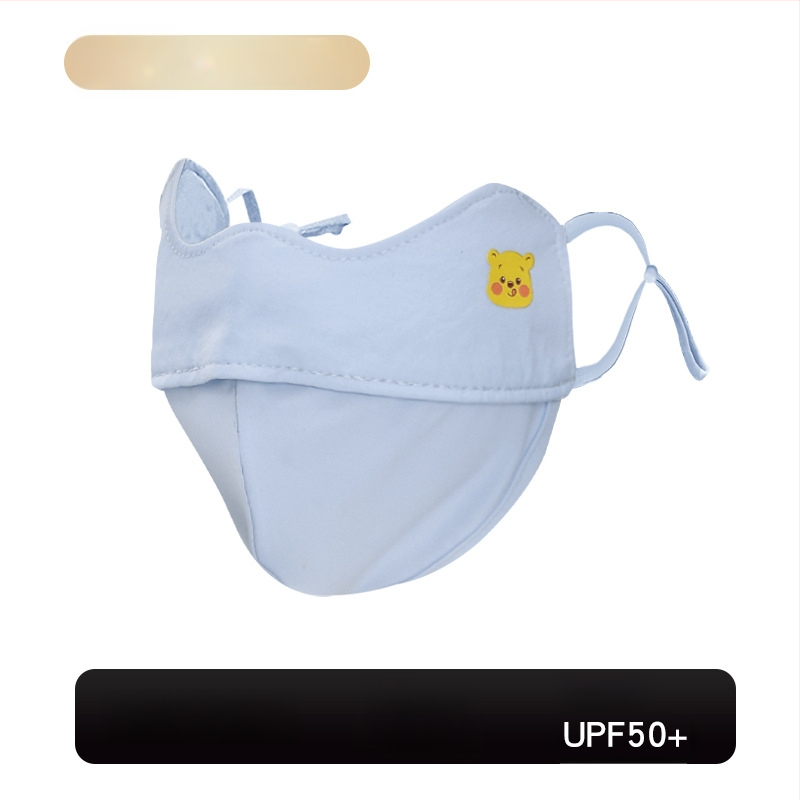 Dječja UV zaštitna maska za lice i vrat, prozračna, ultra lagana, potpuno prekrivanje lica, otporna na vjetar