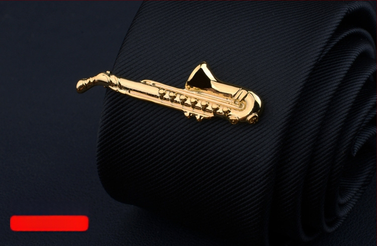 Мъжки клип за вратовръзка с дизайн на цвете за яка, персонализирана обработка, индивидуално опаковано