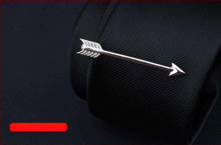 Мъжки клип за вратовръзка с дизайн на цвете за яка, персонализирана обработка, индивидуално опаковано