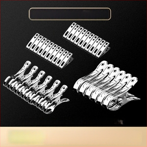 Κλιπ στέγνωσης από ανοξείδωτο ατσάλι 201, μοντέλο 658, κατάλληλο για κάλτσες, πουκάμισα, κοστούμια, γραβάτες και ρούχα· μη διπλώνεται· συσκευασίες ποικίλλουν