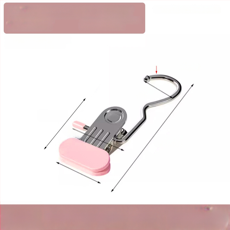 Nerūsējošā tērauda žāvēšanas skava ar āķi – daudzfunkcionāla skava biksēm, zeķēm un kreklām