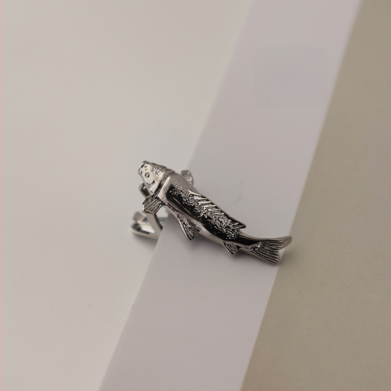 Клипс за вратовръзка, животнообразен, сплавен материал, мъжки корейски стил, пролет 2025