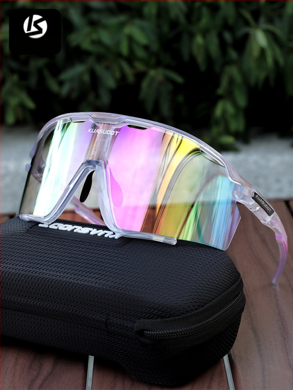 Велосипедни очила Ks-1817 (безрамков дизайн; PC материал; регулиране носни подложки)