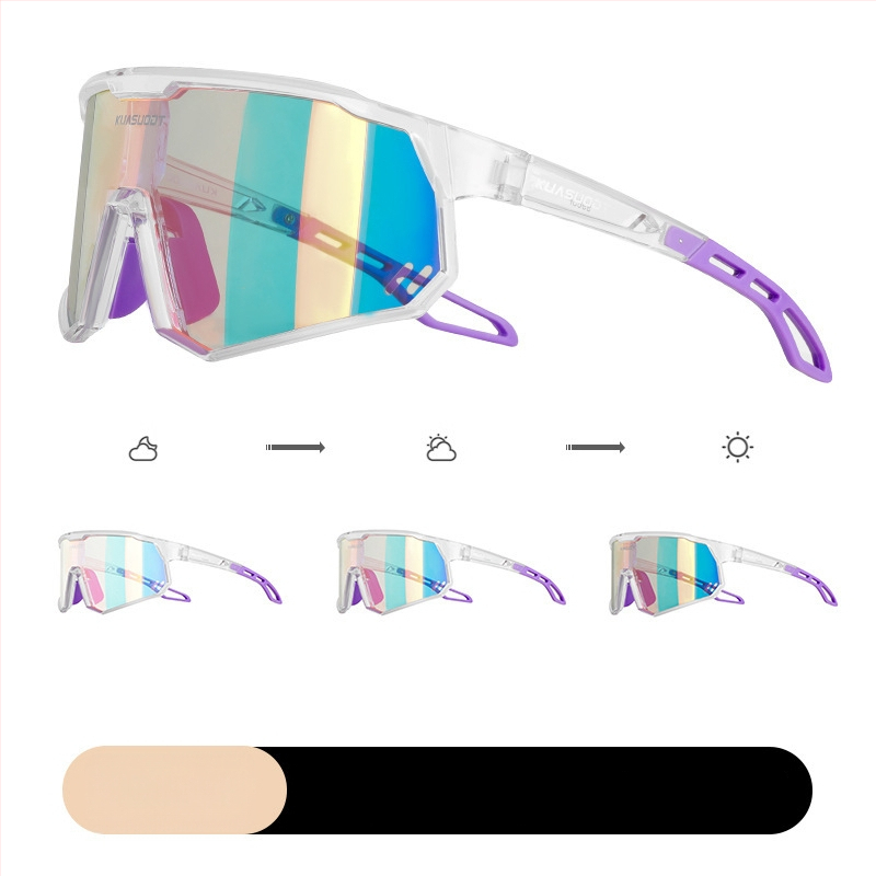 Велосипедни очила Ks-1817 (безрамков дизайн; PC материал; регулиране носни подложки)