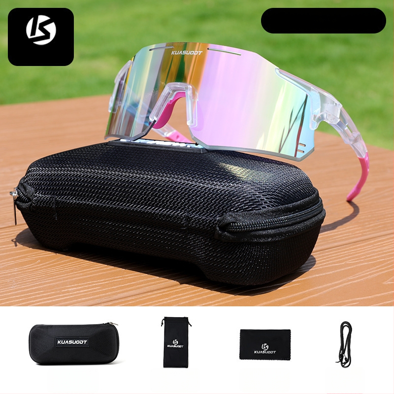 Велосипедни очила Ks-1817 (безрамков дизайн; PC материал; регулиране носни подложки)