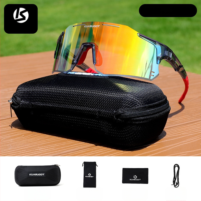 Велосипедни очила Ks-1817 (безрамков дизайн; PC материал; регулиране носни подложки)