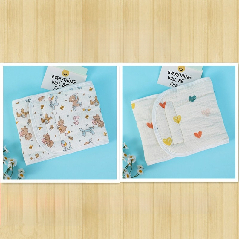 Kūdikio pilvo apsaugos šalikas, 100% medvilnė, animacinis raštas, ruduo 2024, tinkamas nuo gimimo iki 12 mėnesių