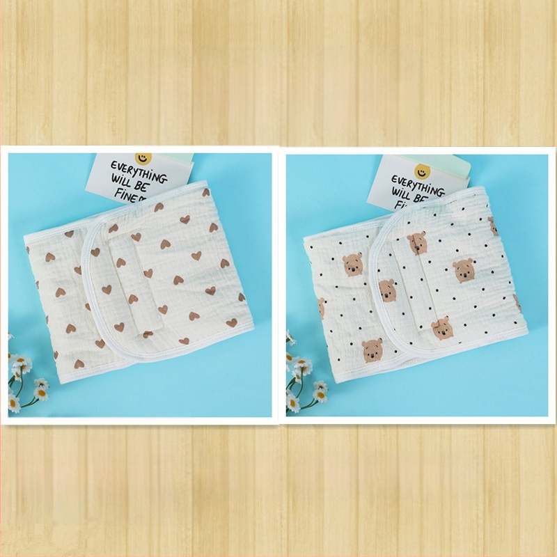 Kūdikio pilvo apsaugos šalikas, 100% medvilnė, animacinis raštas, ruduo 2024, tinkamas nuo gimimo iki 12 mėnesių