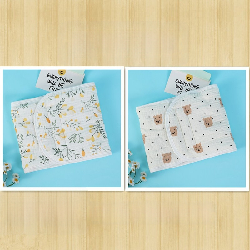 Kūdikio pilvo apsaugos šalikas, 100% medvilnė, animacinis raštas, ruduo 2024, tinkamas nuo gimimo iki 12 mėnesių