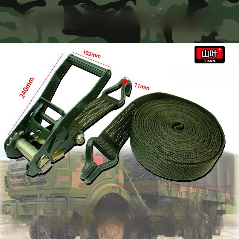 Sunkvežimio krovinio prisirišimo diržas su ratchet įtempikliu, plokščias diržas, storesnis įtempiklis, 5 t talpa