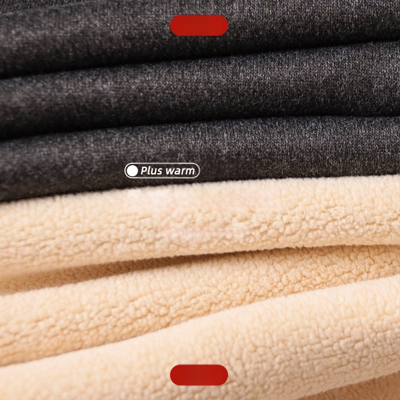 Unisex termalni set od Lambskin fleece — izuzetno debeli materijal, okrugli izrez, dugi rukavi, gornji dio i hlače