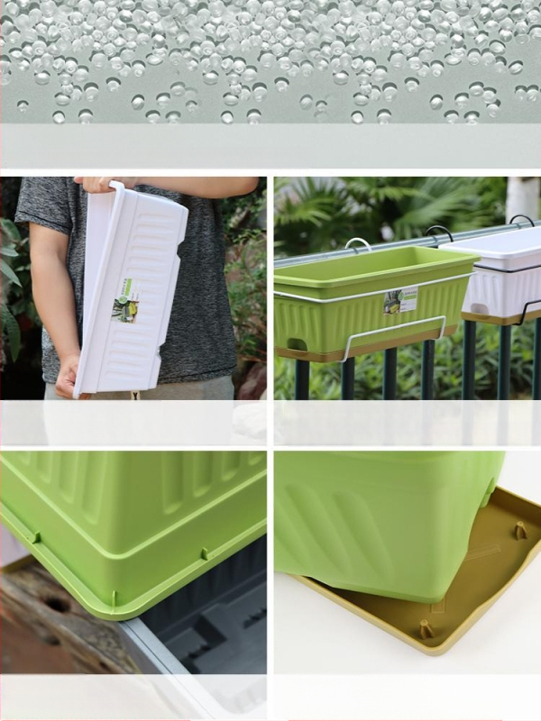 Puķu pods no sveķiem, korozijizturīgs, uz grīdas stāvošs, mājas dārzkopībai