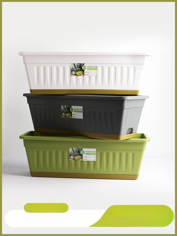 Puķu pods no sveķiem, korozijizturīgs, uz grīdas stāvošs, mājas dārzkopībai