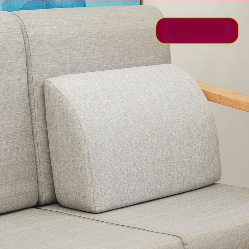 Kanapé háttámla párna, töltet: magas sűrűségű hab és memóriahab, huzat: pamut- és lenanyag, egyszínű minta, modern minimalist stílus, testre szabható