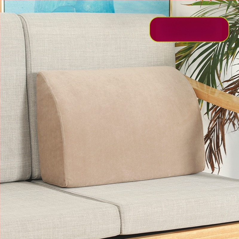 Kanapé háttámla párna, töltet: magas sűrűségű hab és memóriahab, huzat: pamut- és lenanyag, egyszínű minta, modern minimalist stílus, testre szabható