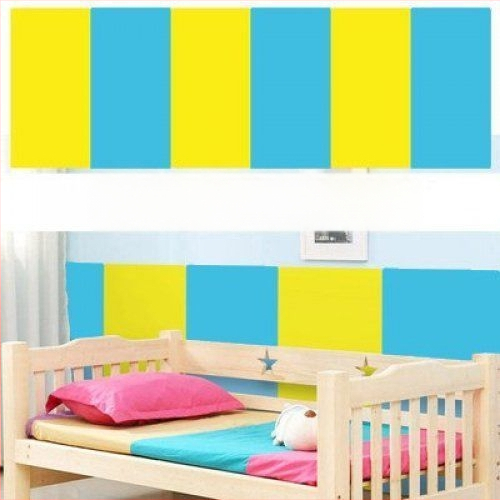 Стилен стенен панел със стикер за детска стая - огнеустойчив, материал Xpe foaming, марка Unique, прост и модерен стил