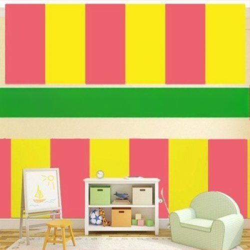 Стилен стенен панел със стикер за детска стая - огнеустойчив, материал Xpe foaming, марка Unique, прост и модерен стил