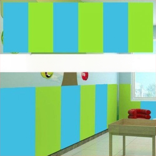Стилен стенен панел със стикер за детска стая - огнеустойчив, материал Xpe foaming, марка Unique, прост и модерен стил