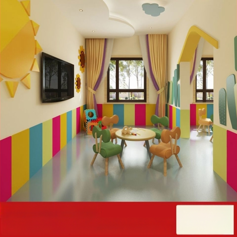 Стилен стенен панел със стикер за детска стая - огнеустойчив, материал Xpe foaming, марка Unique, прост и модерен стил